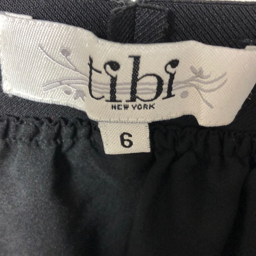 Tibi>Silk Abstract Stretch Lined Miniskirt Nwot - image 3